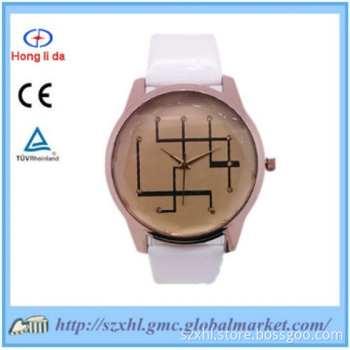 Fashion luxury leather watch lady watch
